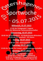 Sportwoche des SV 1919 Öttershagen e.V. vom 01.07. – 05.07.2015