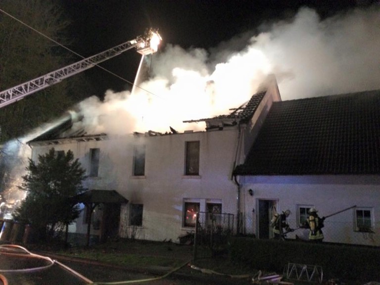 Brand Rosbach Rathausstraße Bild