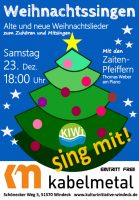 KIWi singt! Weihnachtliches Mitsingkonzert am 23.12.2017