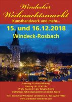 12. Windecker Weihnachtsmarkt am 15. und 16.12.2018 in Rosbach