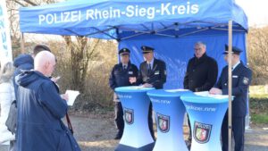 Kommunale Sicherheitskonferenz der Polizeiwache Eitorf: Bahnhöfe in Rosbach und Schladern sowie Schladernring im Fokus