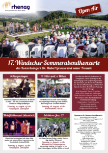 Windecker Sommerabendkonzerte: 22.08.2021 Nachschlag – Jazz-Frühschoppen