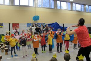Bodenbergschule Schladern: Der Trommelstern- ein Mitmach-Musical  mit der Argandona Trommelwelt
