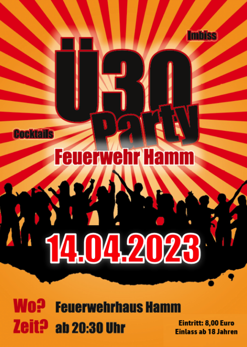Ü30-Party 2023 im Feuerwehrhaus Hamm (Sieg)