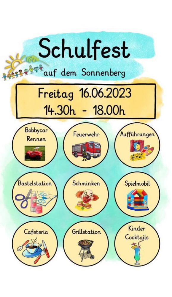 Schulfest auf dem Sonnenberg am 16.06.2023