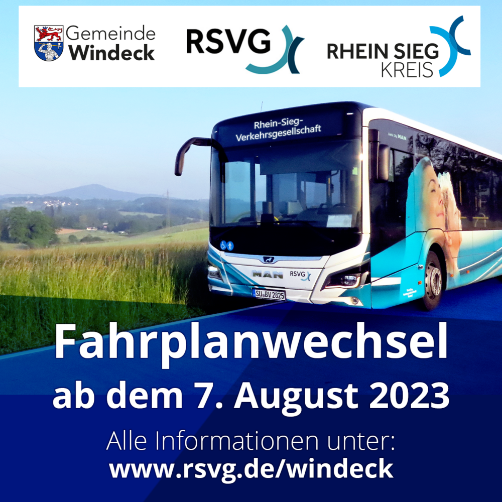 RSVG Fahrplanwechsel ab 07.08.2023