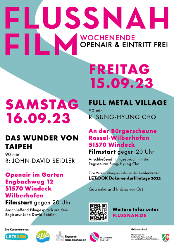  Flussnah Dokumentarfilmwochenende in Rossel / Wilberhofen