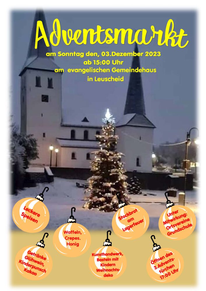 Adventsmarkt am 03.12.2023 in Leuscheid