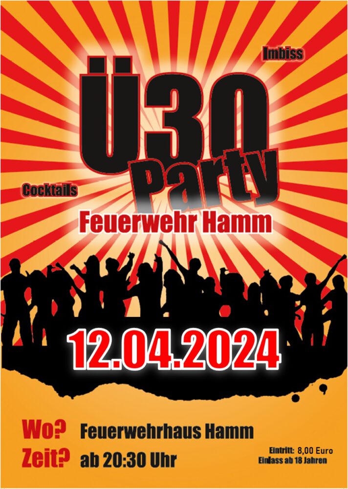 Ü30-Party 2024 der Freiwilligen Feuerwehr Hamm (Sieg) 