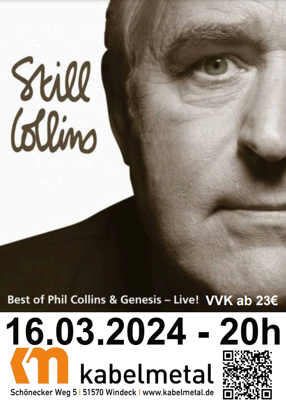Still Collins: Legendäre Tribute Band auf der kabelmetal Bühne