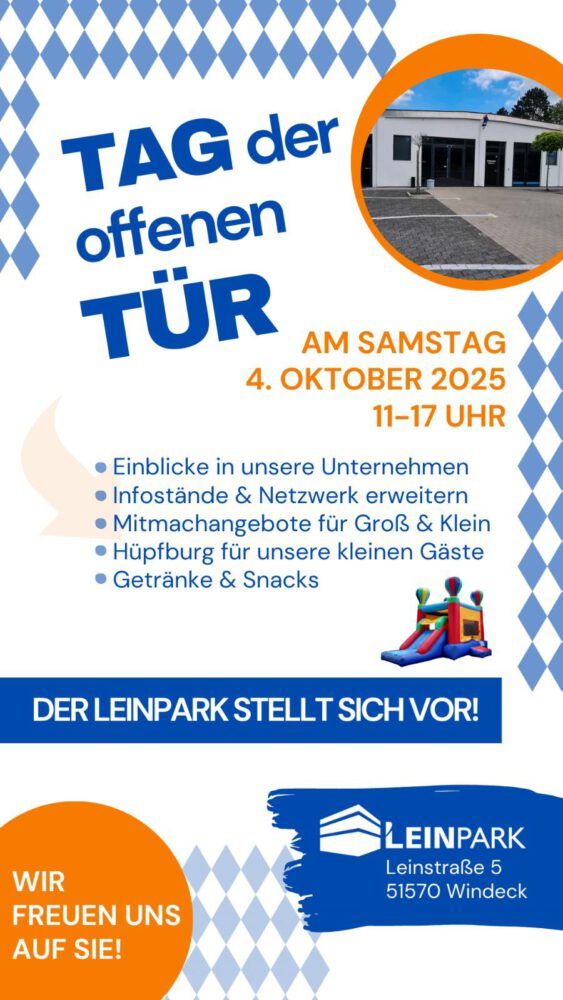 Tag der offenen Tür im Leinpark: Unternehmen stellen sich vor