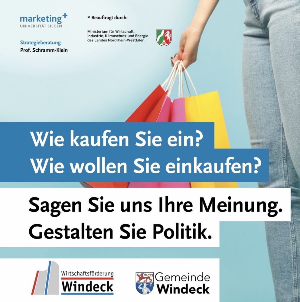 Veranstaltung zu den Ergebnissen der Studie über das Einkaufsverhalten in Windeck